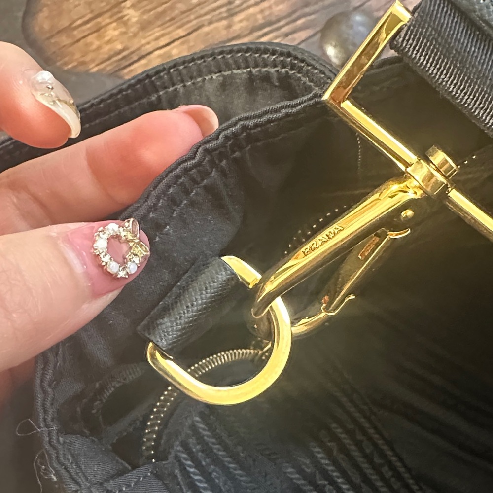 Prada Black Re-Nylon Messenger Bag - Picture 7 of 11
